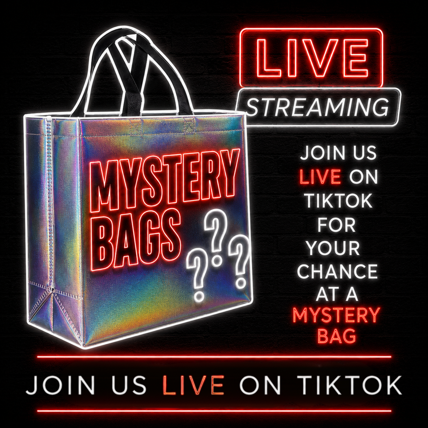 LIVE STREAMING Mystery Bags