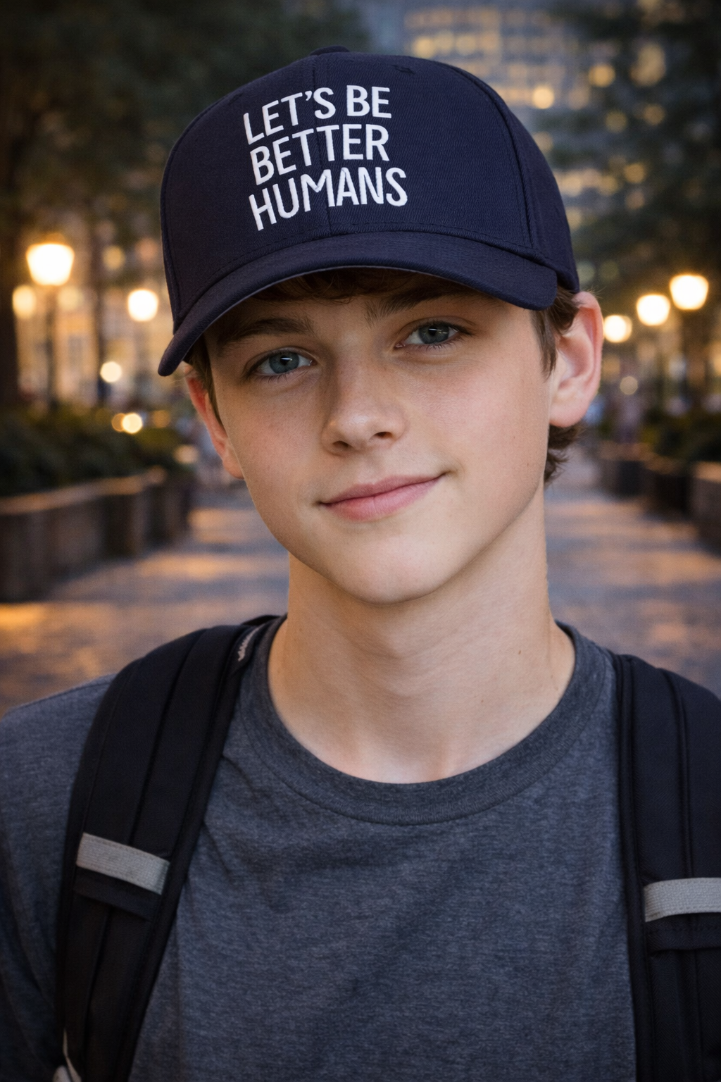 Let's Be Better Humans - Fitted Hat